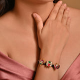 Multicolor Kundan Bracelet