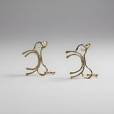 Abstract Gold Earcuffs
