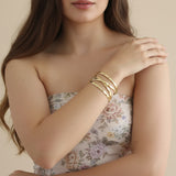 Twisted Gold Cuff