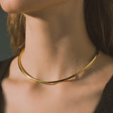 Minimalist Gold Choker Necklace