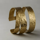 Hammered Gold Cuff Bracelet