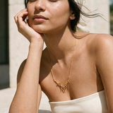 Nucleus Art Textured Contemporary Necklace