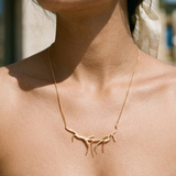 Nucleus Art Textured Contemporary Necklace