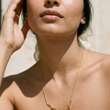 Nucleus Art Textured Contemporary Necklace