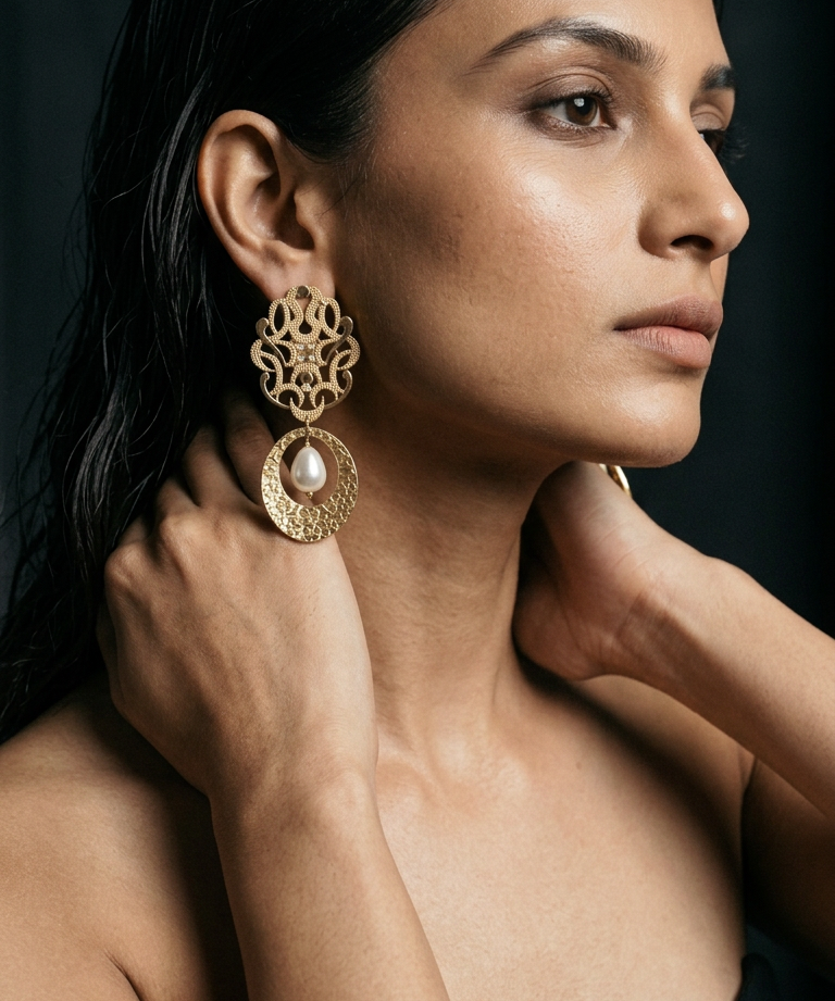 Nizaam Pearl Drop Earrings