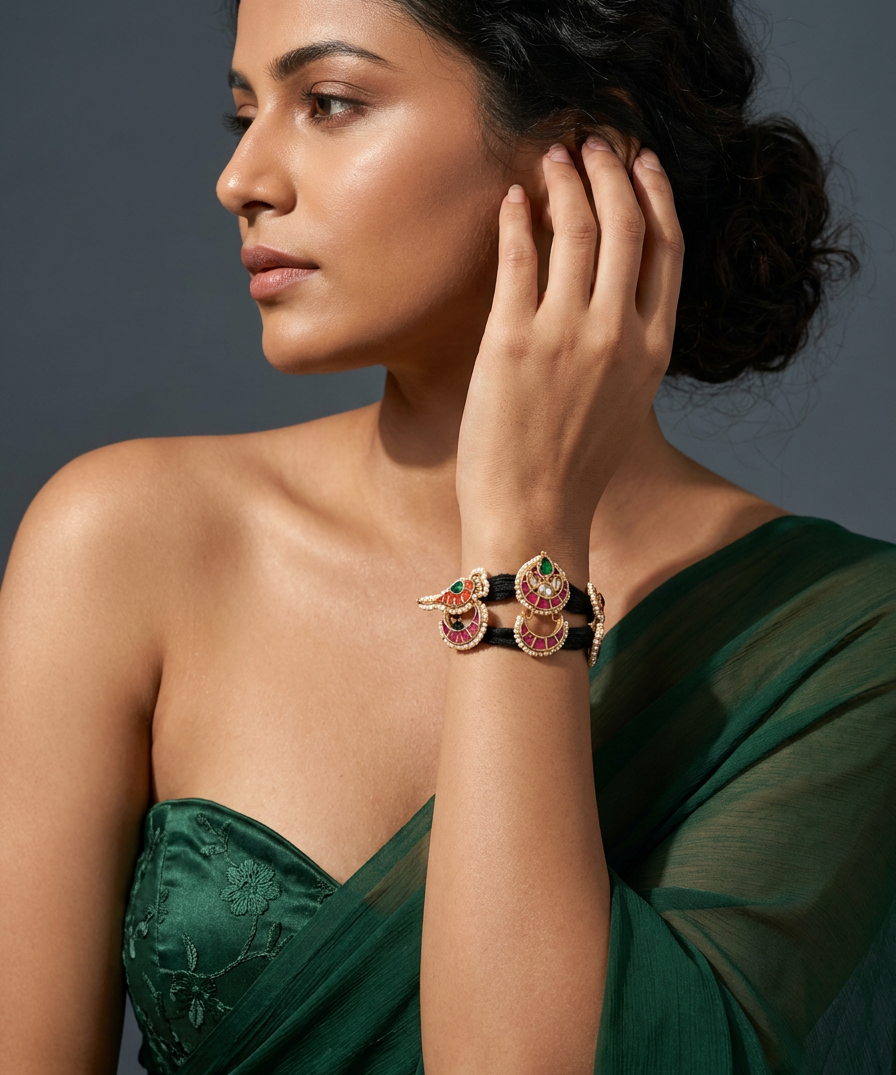 Meenakari & Kundan Bracelet